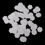 100 Pcs Hexagon Shape Paper Quilting Template English Paper Piecing