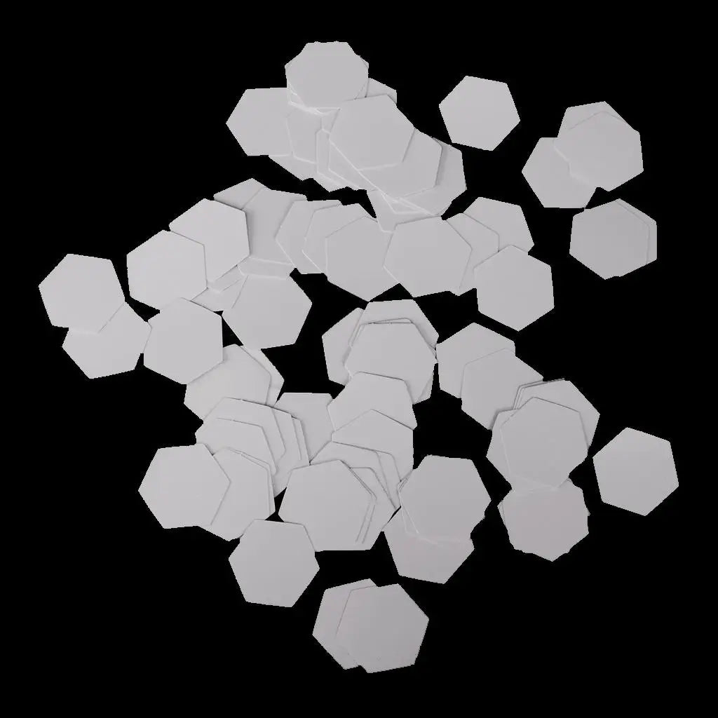 100 Pcs Hexagon Shape Paper Quilting Template English Paper Piecing