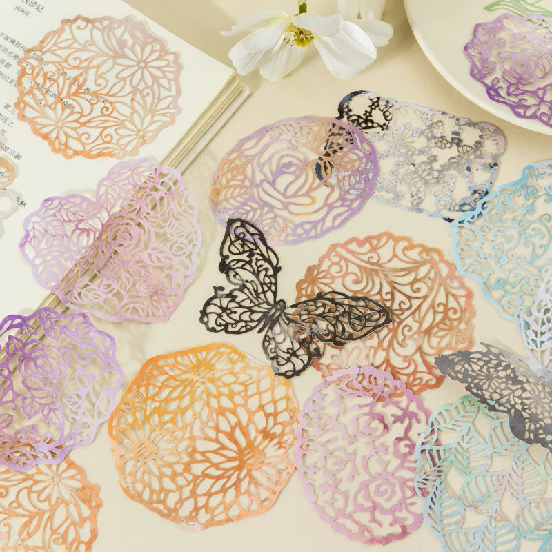 Journal GO 16pcs Lace Scrapbooking Paper