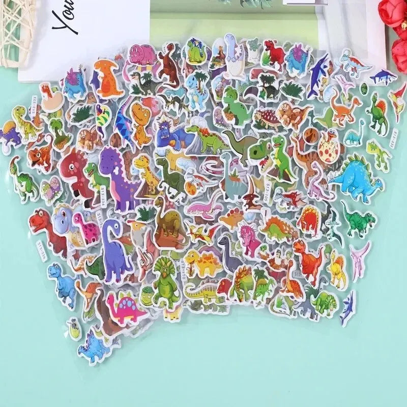 40 Mixed Packs Kids Stickers Puffy