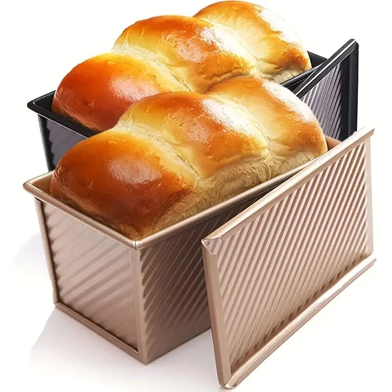 Rectangle  Loaf Pan with Sliding Lid for Sourdough Bread Making