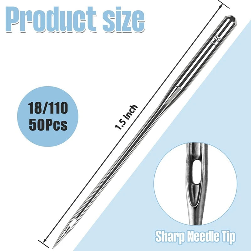 110/18 Heavy Duty Sewing Machine Needles