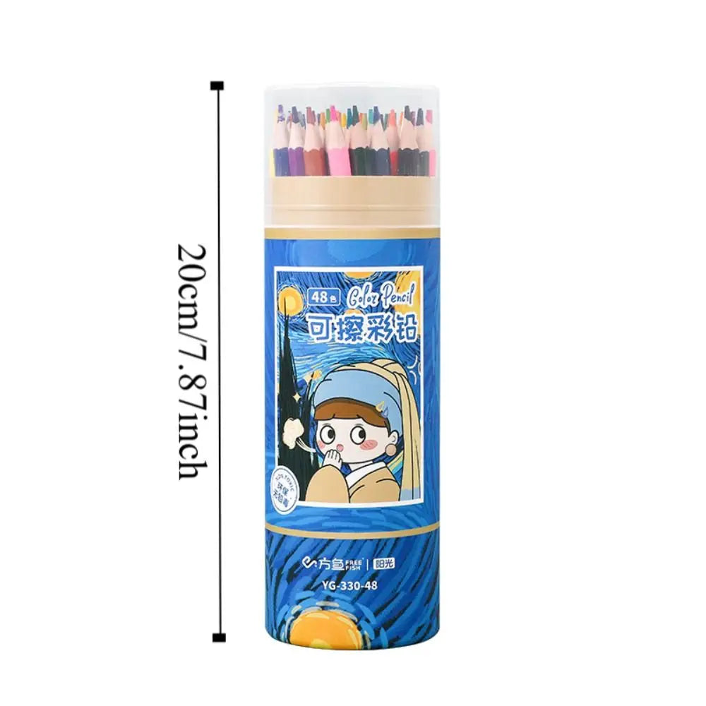 1 Set 12/18/24/36/48 Colors Painting Pencil Set