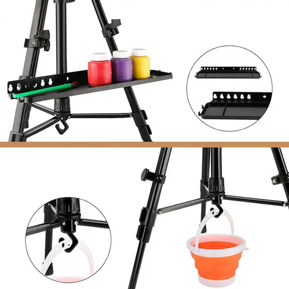 Painting Triangle Easel Hand-cranked Model Height Adjustable