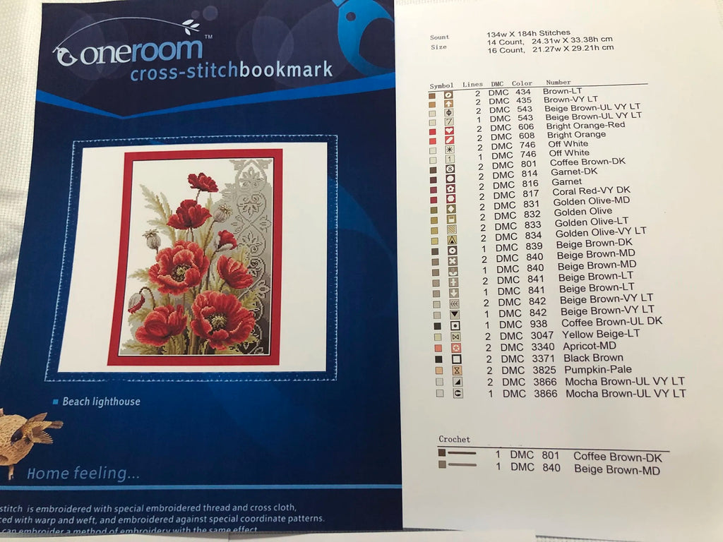 Flowers and honey Top Quality Cross Stitch Kits