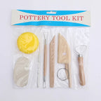 8-piece set of pottery tools