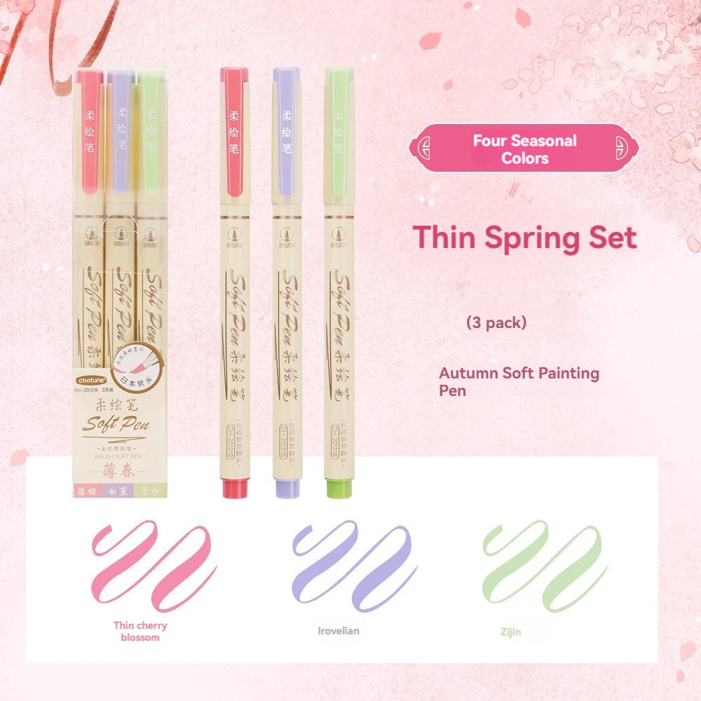 24/3 Color Vintage Watercolor Lettering Art Marker