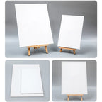 5pcs White Blank Square Artist Canvas