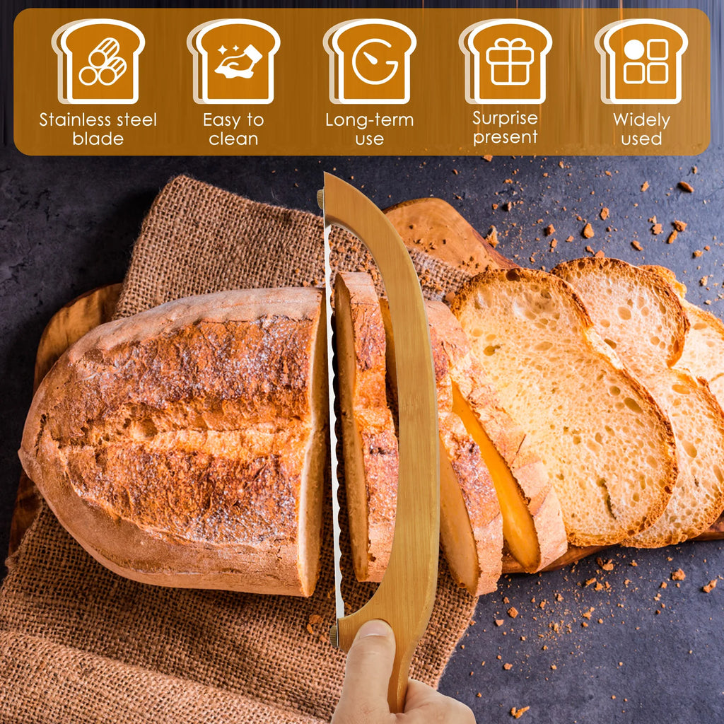 Wooden Bread Bow Knife Bow Bread Knife