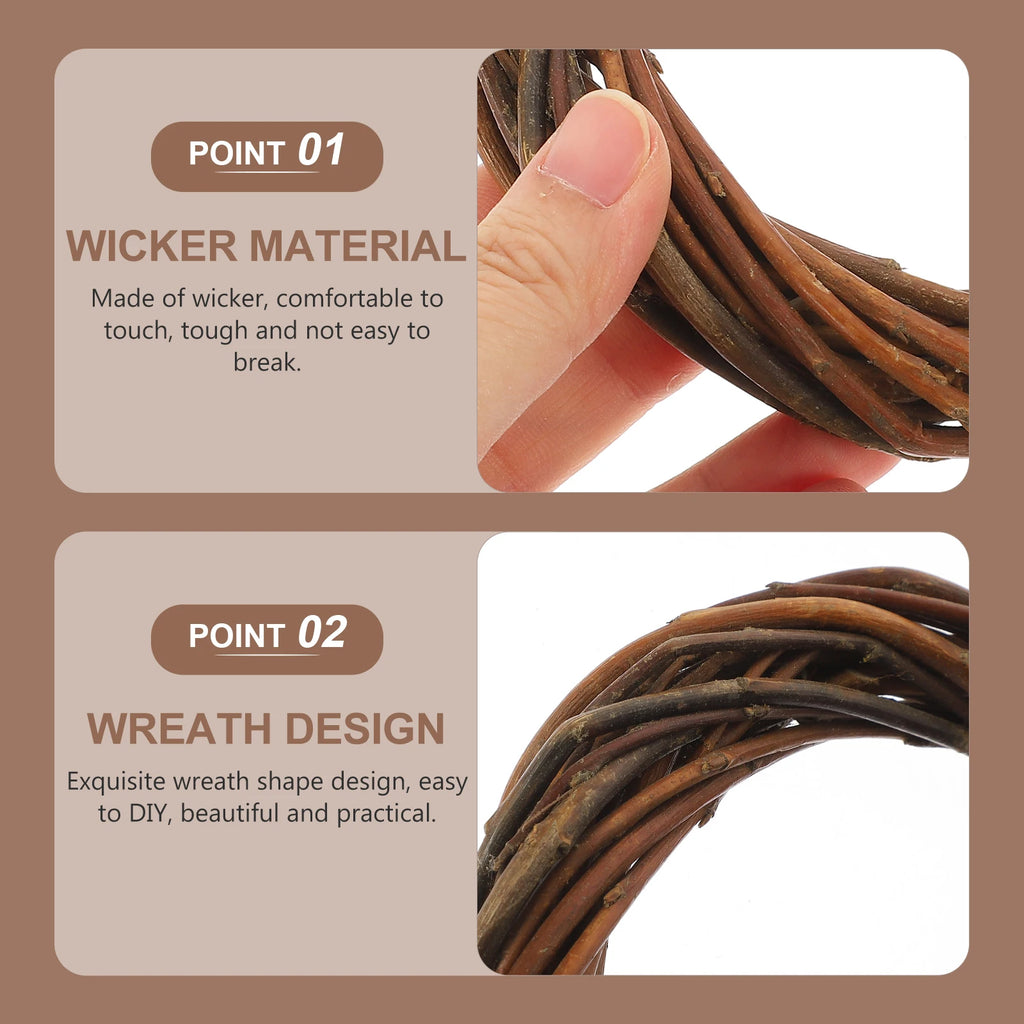 Wicker Garland Willow Wreath