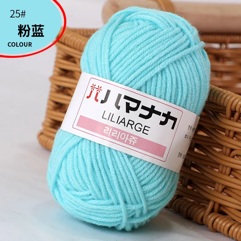 Milk cotton thread