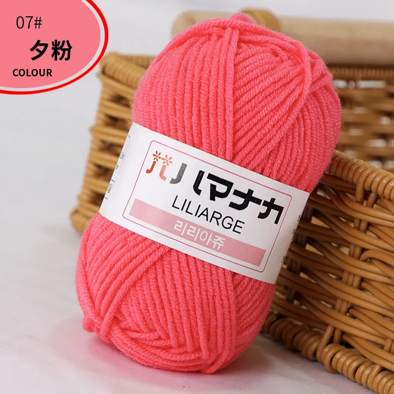 Milk cotton thread