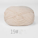 50g Milk Cotton Crochet Yarn 4ply