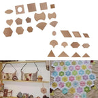 1 Set 54PCS Mixed Quilt Patterns Acrylic