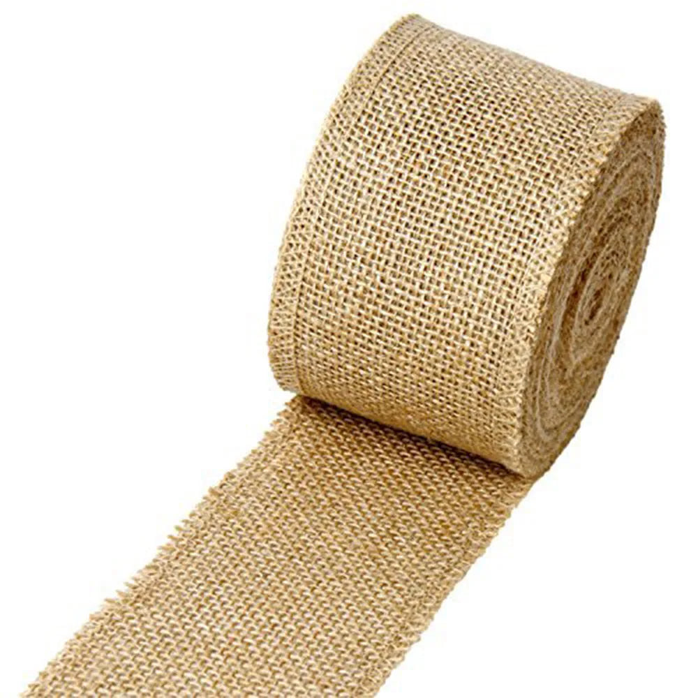 Natural Burlap Ribbon Roll