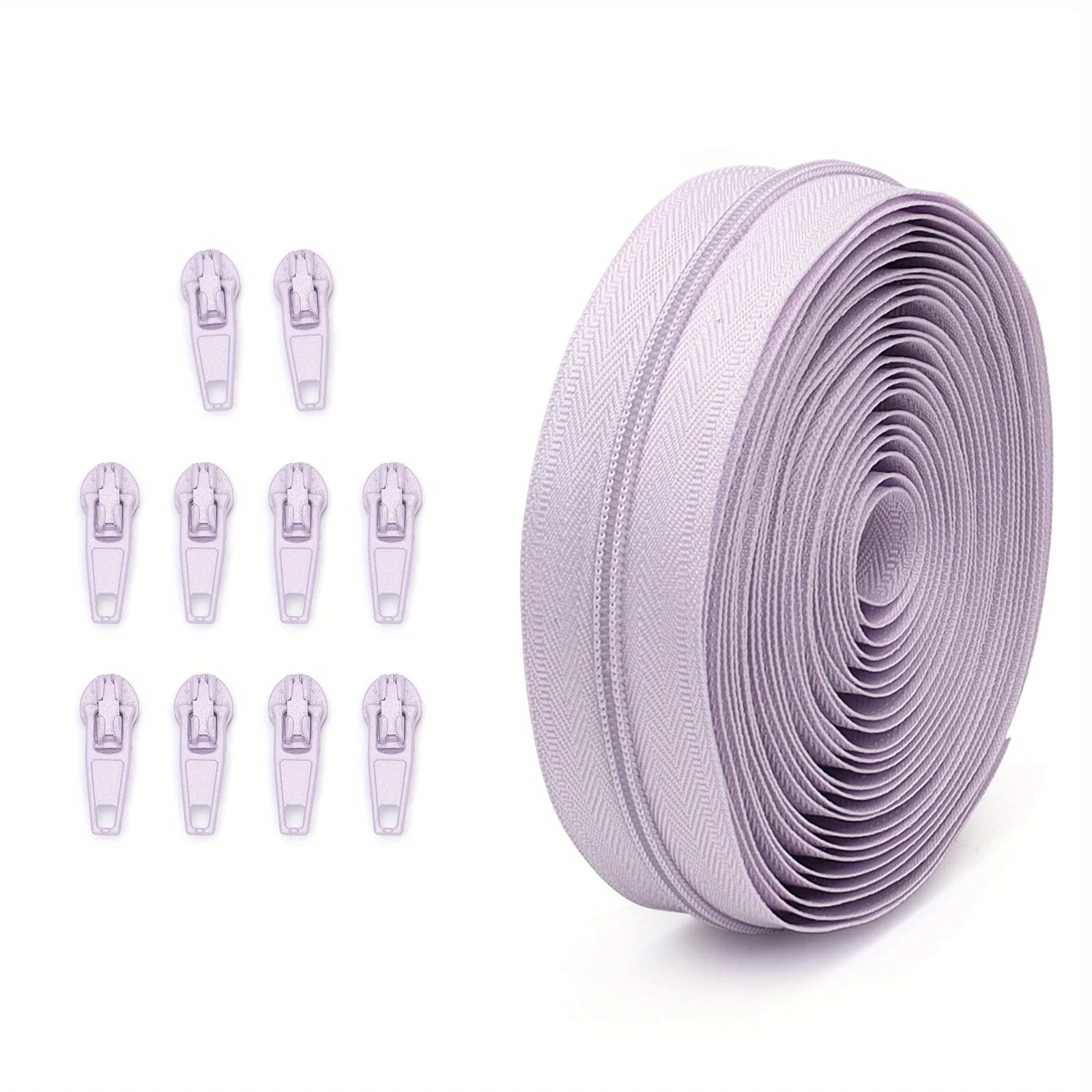 solid color nylon zipper