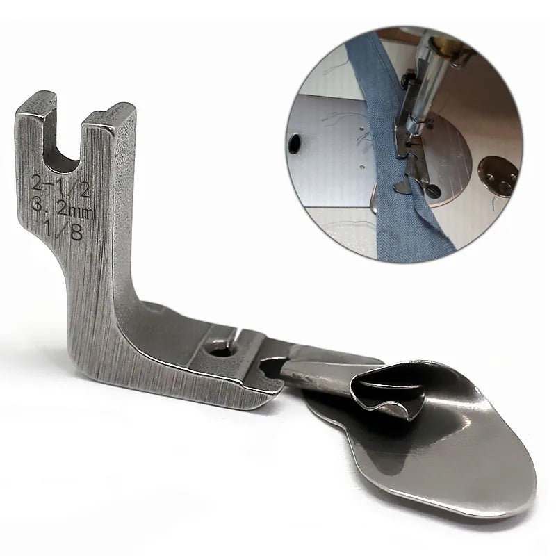 Multi-Function Curved Hemming Foot Hem Pull Tube Presser Foot
