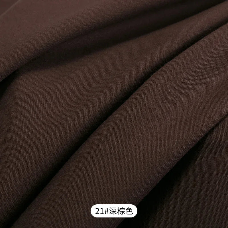 100% Cotton Canvas Fabric Plain