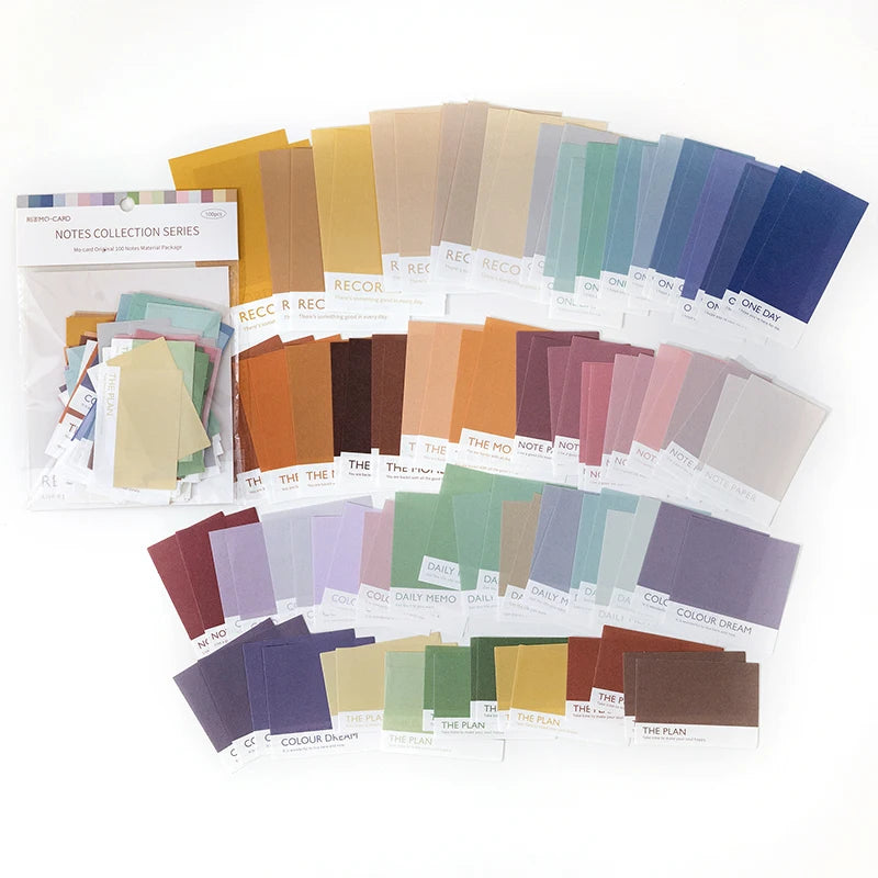 100pcs/pack Vintage Memo Paper