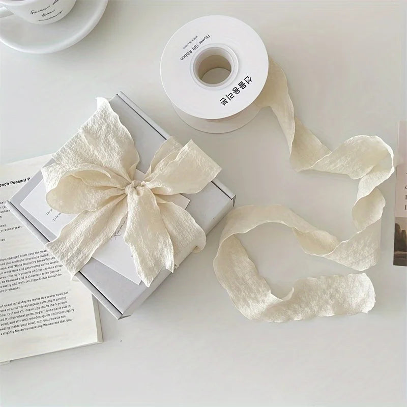 Bohemian Pleated Fabric Ribbon