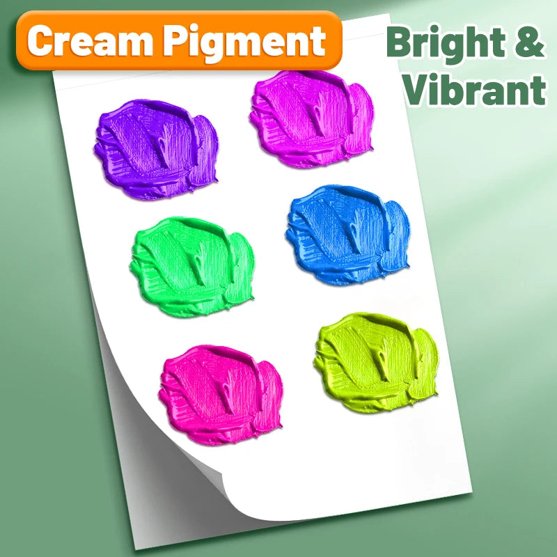 Vibrant Acrylic Paint Set 12/18/24/36 Colors
