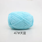 40-50g/Set 4ply Milk Cotton(80%) Knitting Yarn
