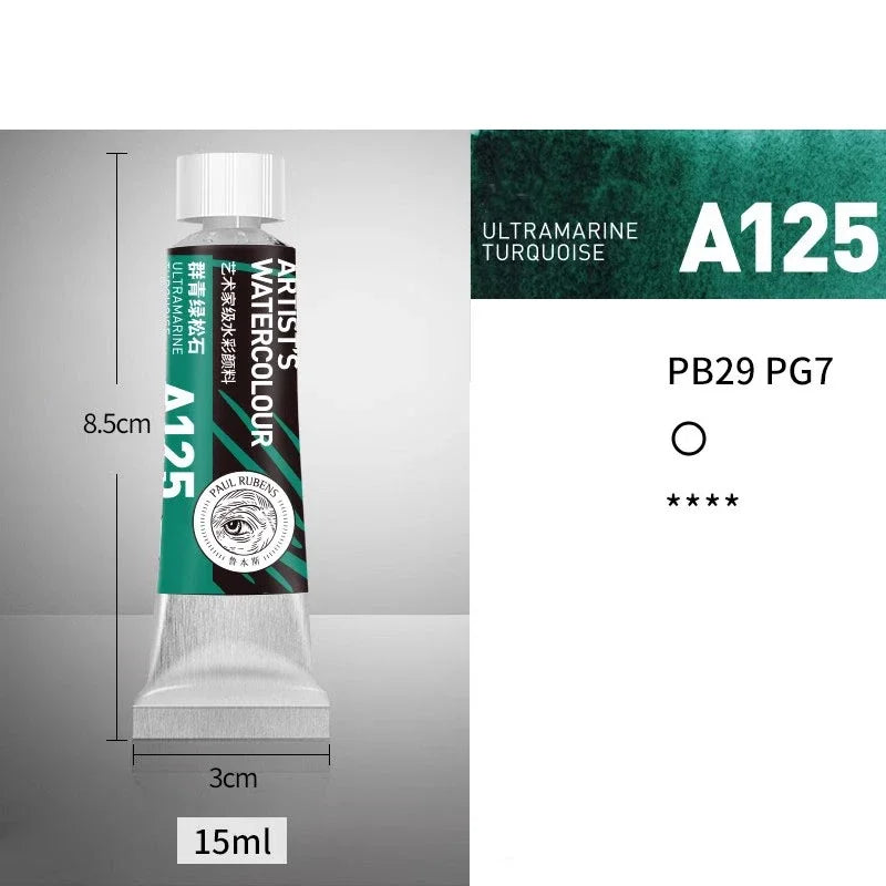 NEW Paul Rubens Professional Watercolor Paint 21 colors 15ML
