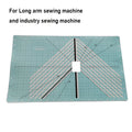 Motion Quilting Slider Mat Grid Marked Diagonal Tool For Presser Foot Sewing Line Drawing Tool 12 x 20 with Tacky Back