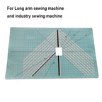 Motion Quilting Slider Mat Grid Marked Diagonal Tool For Presser Foot Sewing Line Drawing Tool 12 x 20 with Tacky Back