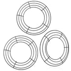3 Pcs Metal Wreath Frame 20CM Wire Wreath Rings