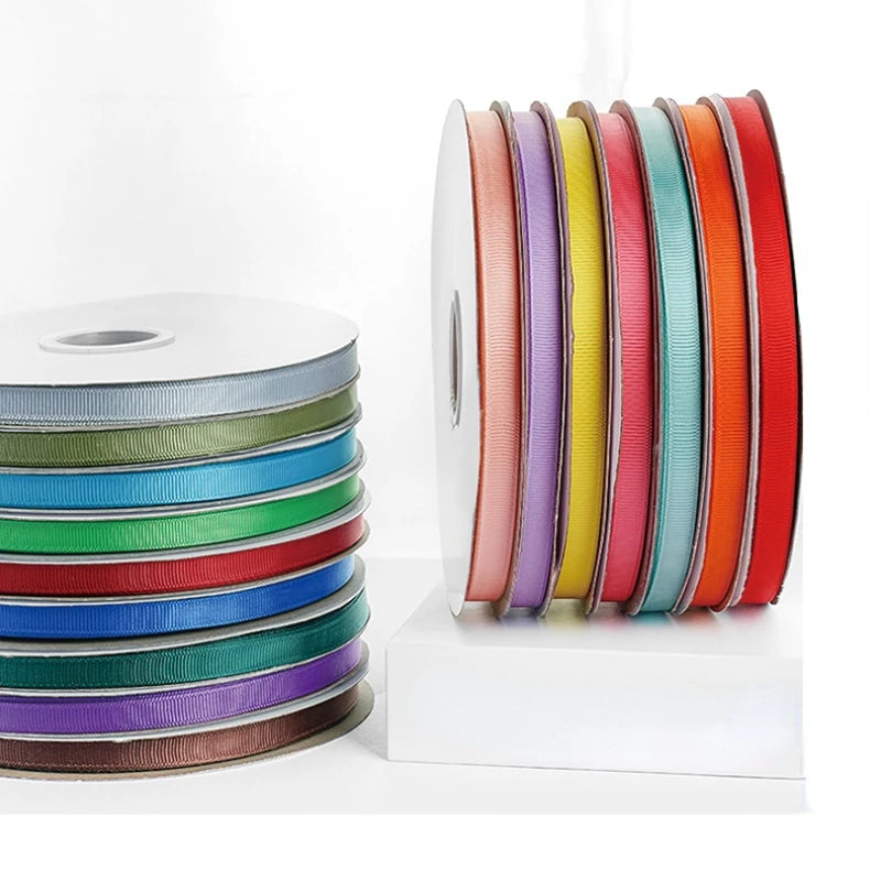 91m/roll 1cm 3/8" Rib Ribbon