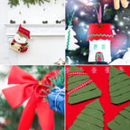 40pcs Christmas Solid Cotton Jelly Roll