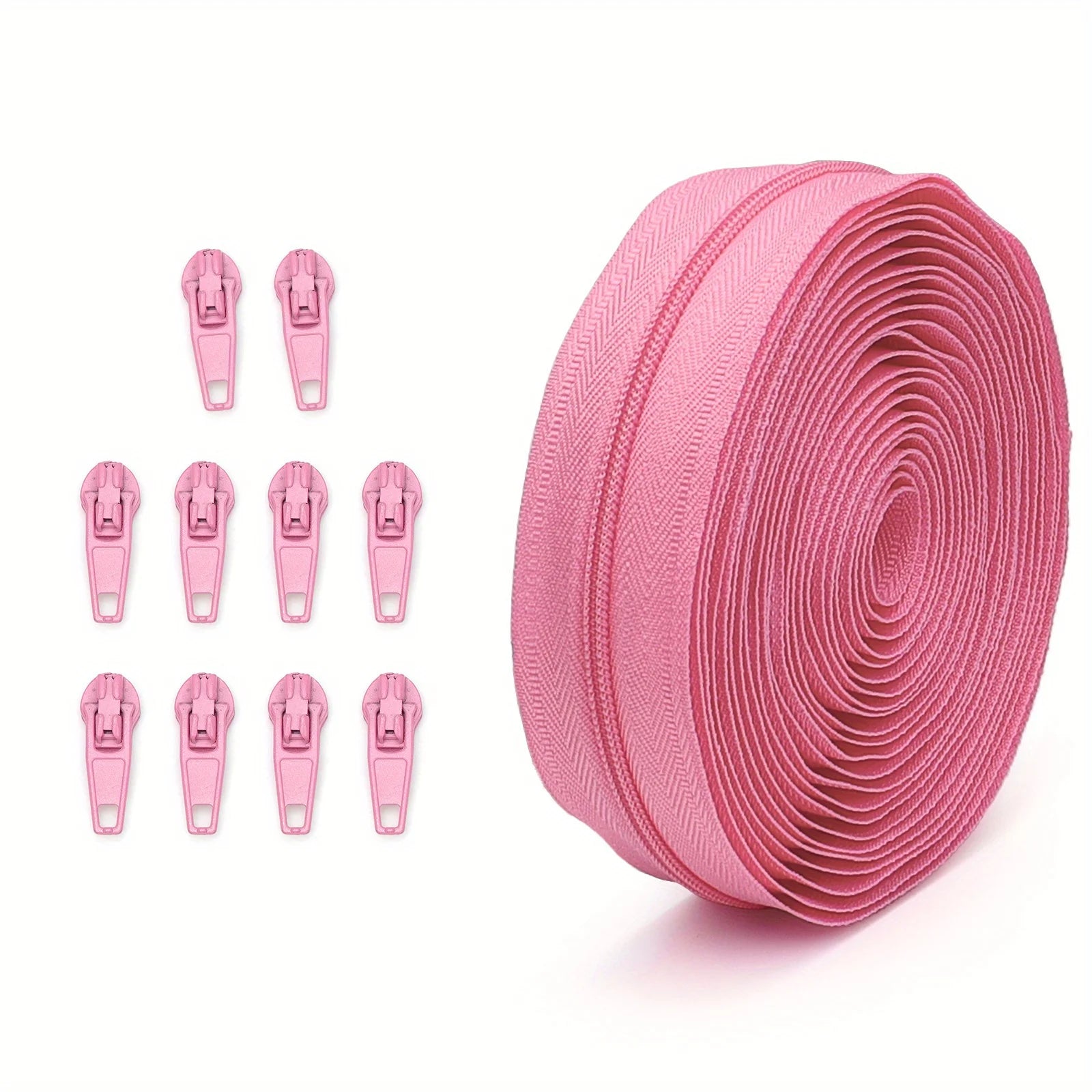 solid color nylon zipper