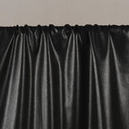 Black Leather Fabric Cotton