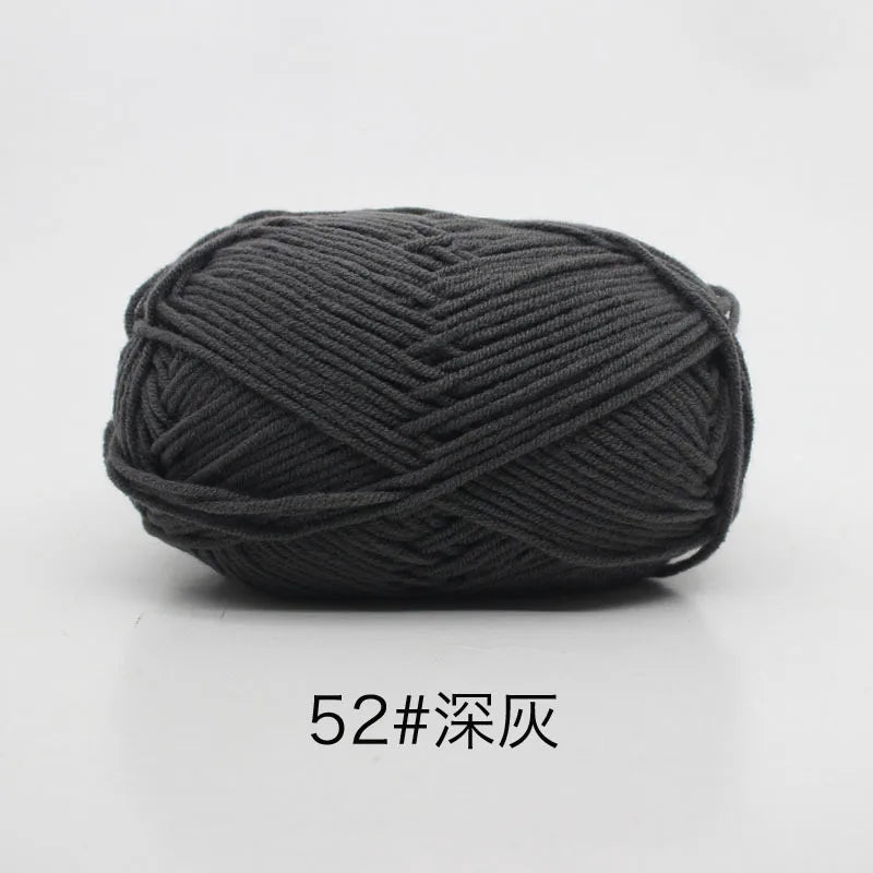40-50g/Set 4ply Milk Cotton(80%) Knitting Yarn
