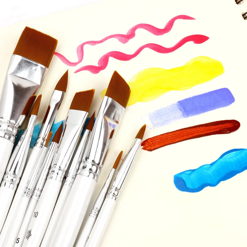 10pcs Multifunctional Art Painting Brushes Set