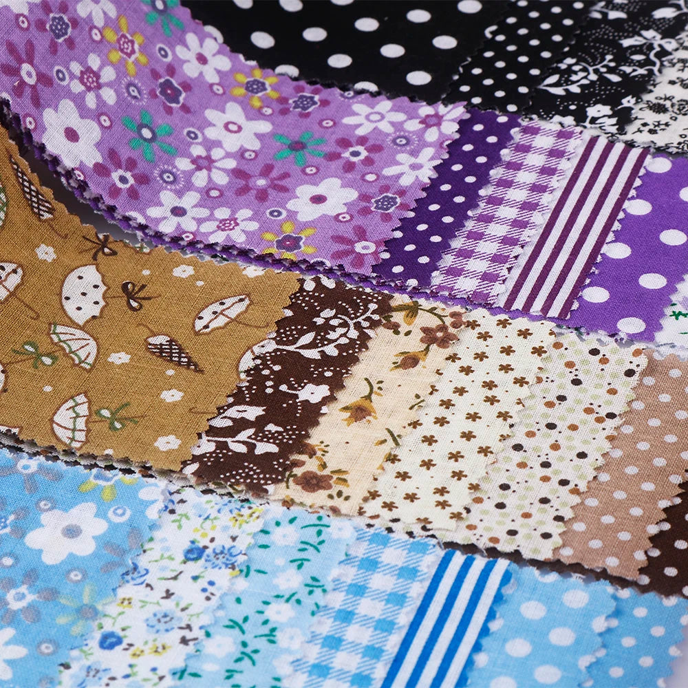 Pre-Cut Jelly Roll Cotton Fabric