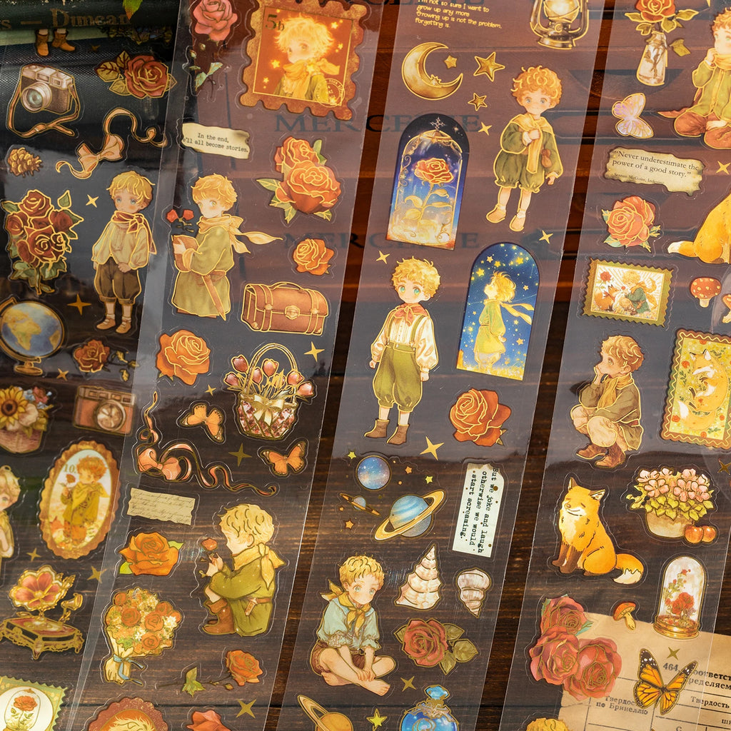 55mm*2m PET Die cut Masking Tape Stickers Retro Cartoon