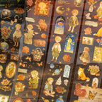 55mm*2m PET Die cut Masking Tape Stickers Retro Cartoon