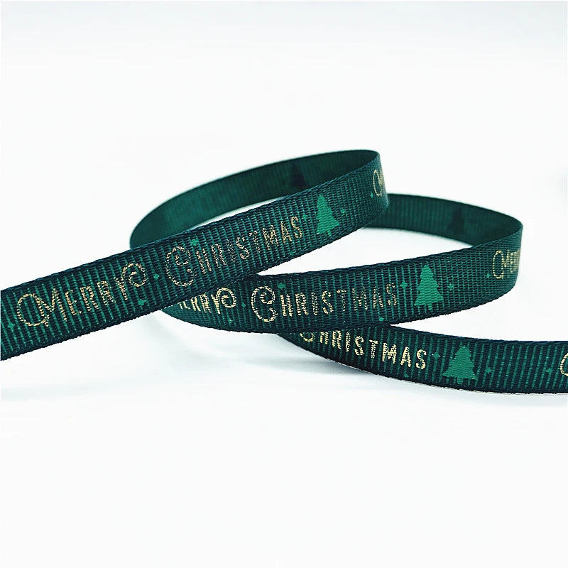 5yards/Lot 10mm Christmas Ribbon