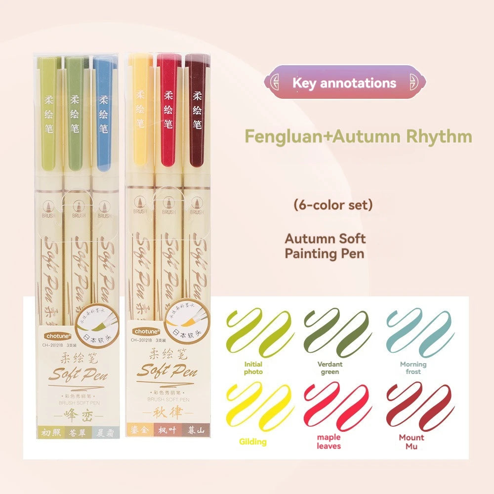 24/3 Color Vintage Watercolor Lettering Art Marker