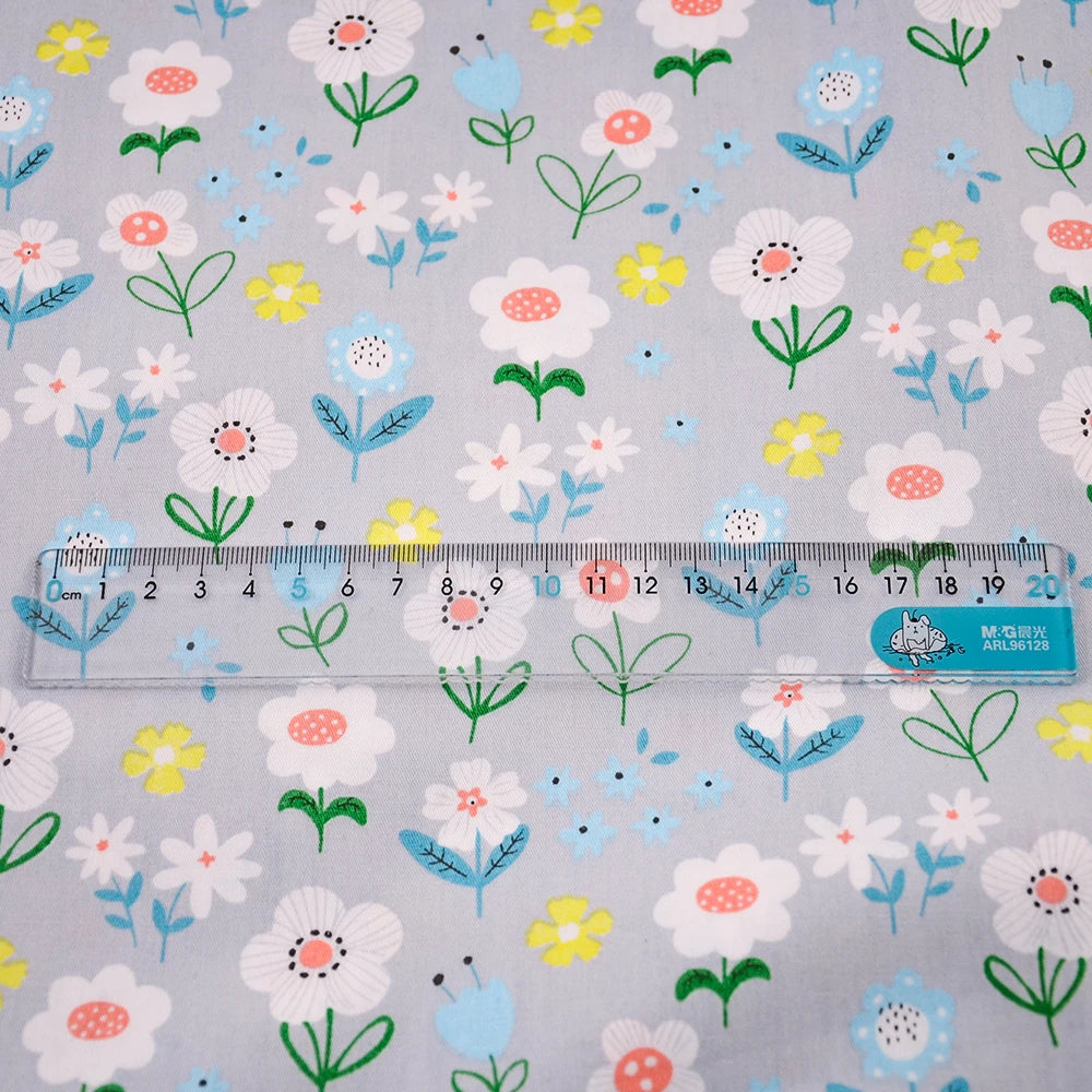 Rose Printed Cotton Fabrics by the Meter