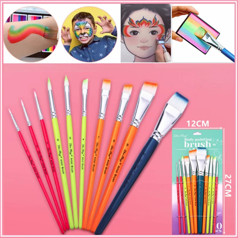 10pcs Multifunctional Art Painting Brushes Set