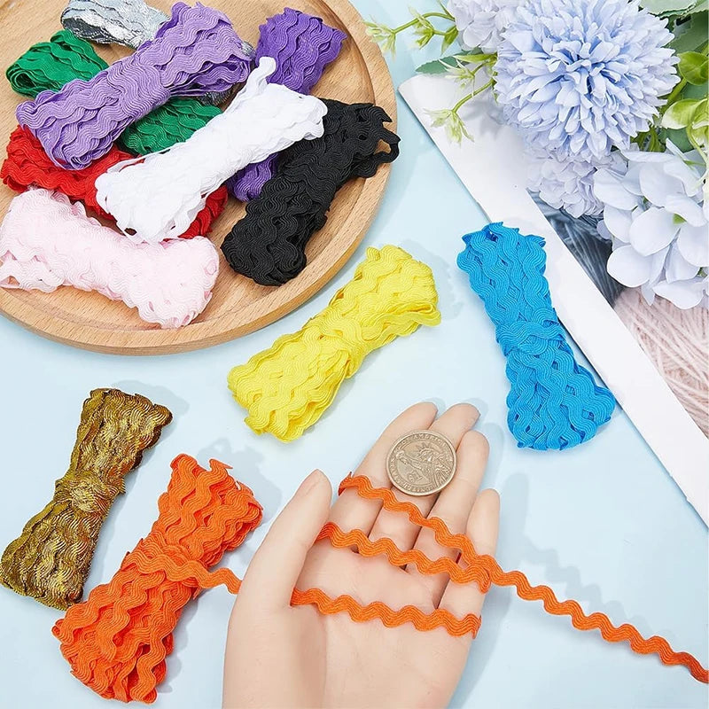 15 Yards 5mm Multicolor Terylene Ribbon