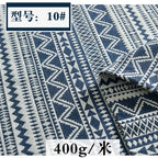 Dyed Ethnic Style Cotton Linen Fabric