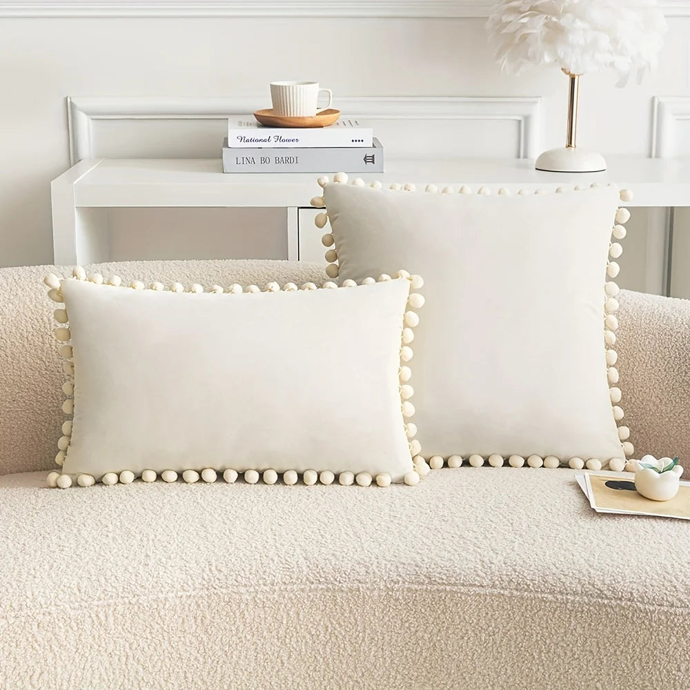 1pc Velvet Throw Pillow Covers