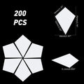 88 Pcs Flower Shape Paper Quilting Templates