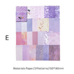 26pcs/pack Scrapbook Paper Gauze Materials DIY Scrapbooking