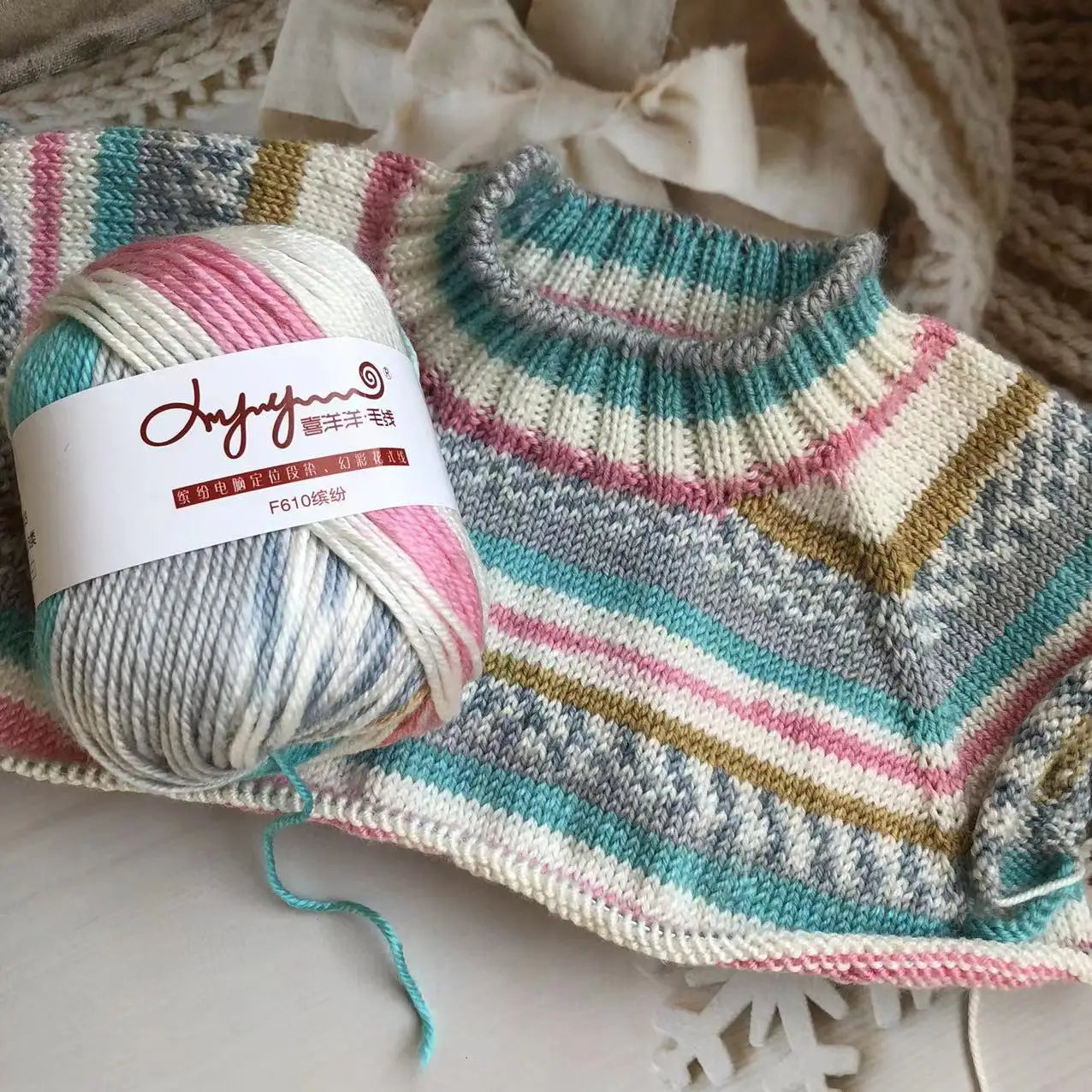 100% Cotton Handwoven Medium and Fine Dyed Yarn