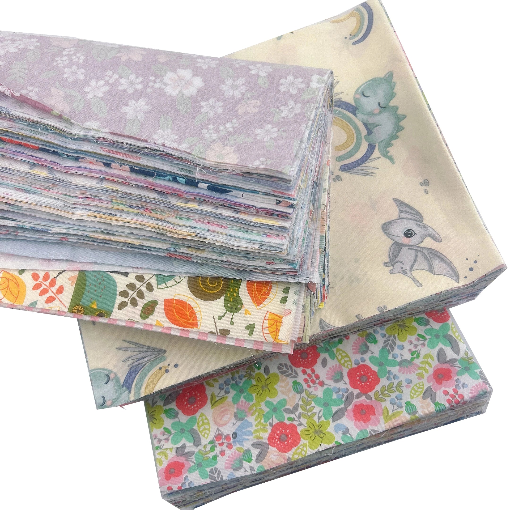 10x10cm Cloth Shredded Twill Cotton Fabric Squares